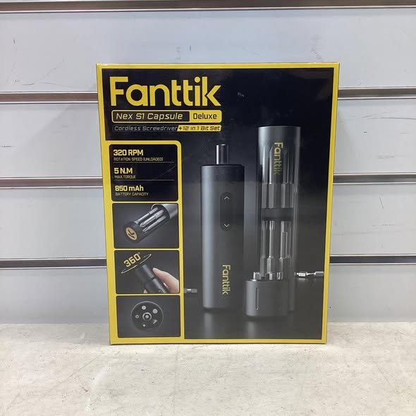 Fanttik Deluxe Cordless Screwdriver bundle for Furniture, 10 Piece