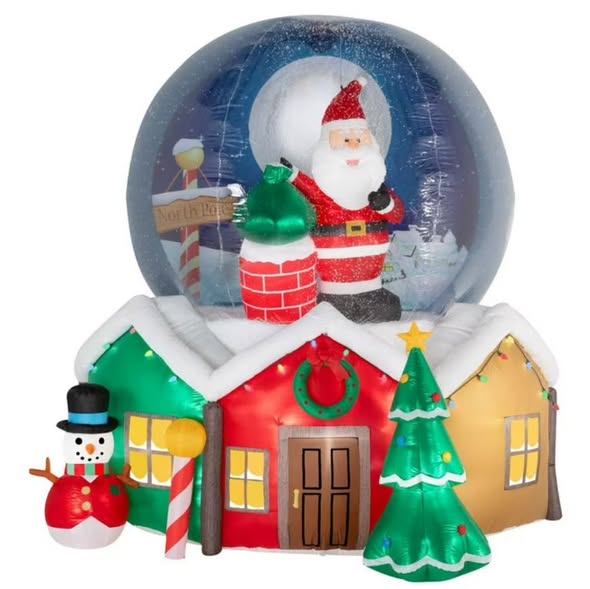 Member's Mark 9' Pre-Lit Snowglobe Airblown