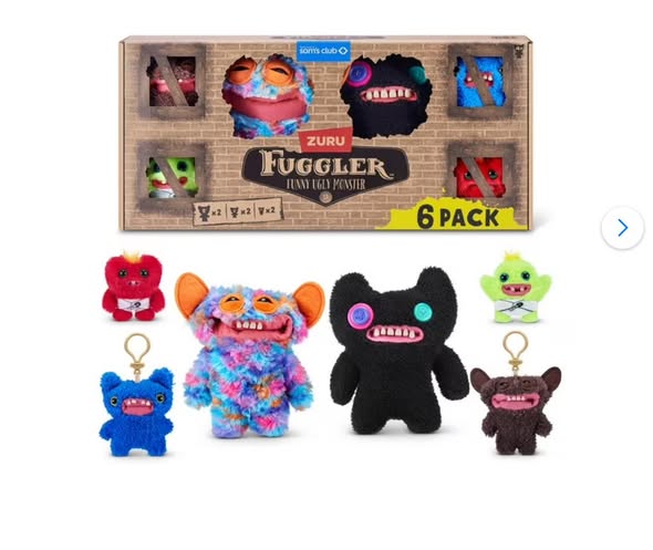 Fuggler Multipack Funny Ugly Monster Plush Toy