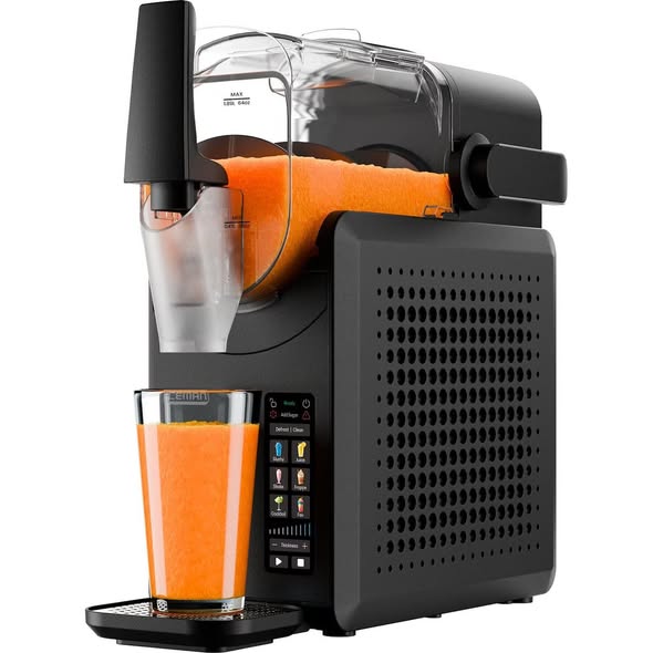 Slushy Machine - Iceman by Chefman Slush-Ease 88 oz. Total / 64 oz. Drink Capacity Slushy Maker with Touchscreen