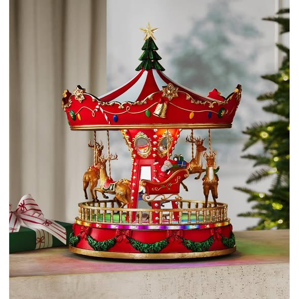 Member's Mark 15" Pre-Lit Musical Carousel