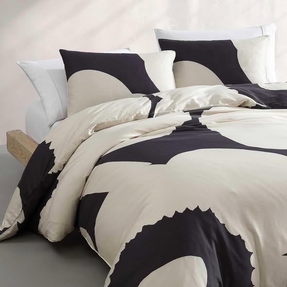 Bedding Set - Marimekko - Full/Queen Duvet Cover Set, Super Soft Bedding with Matching Shams
