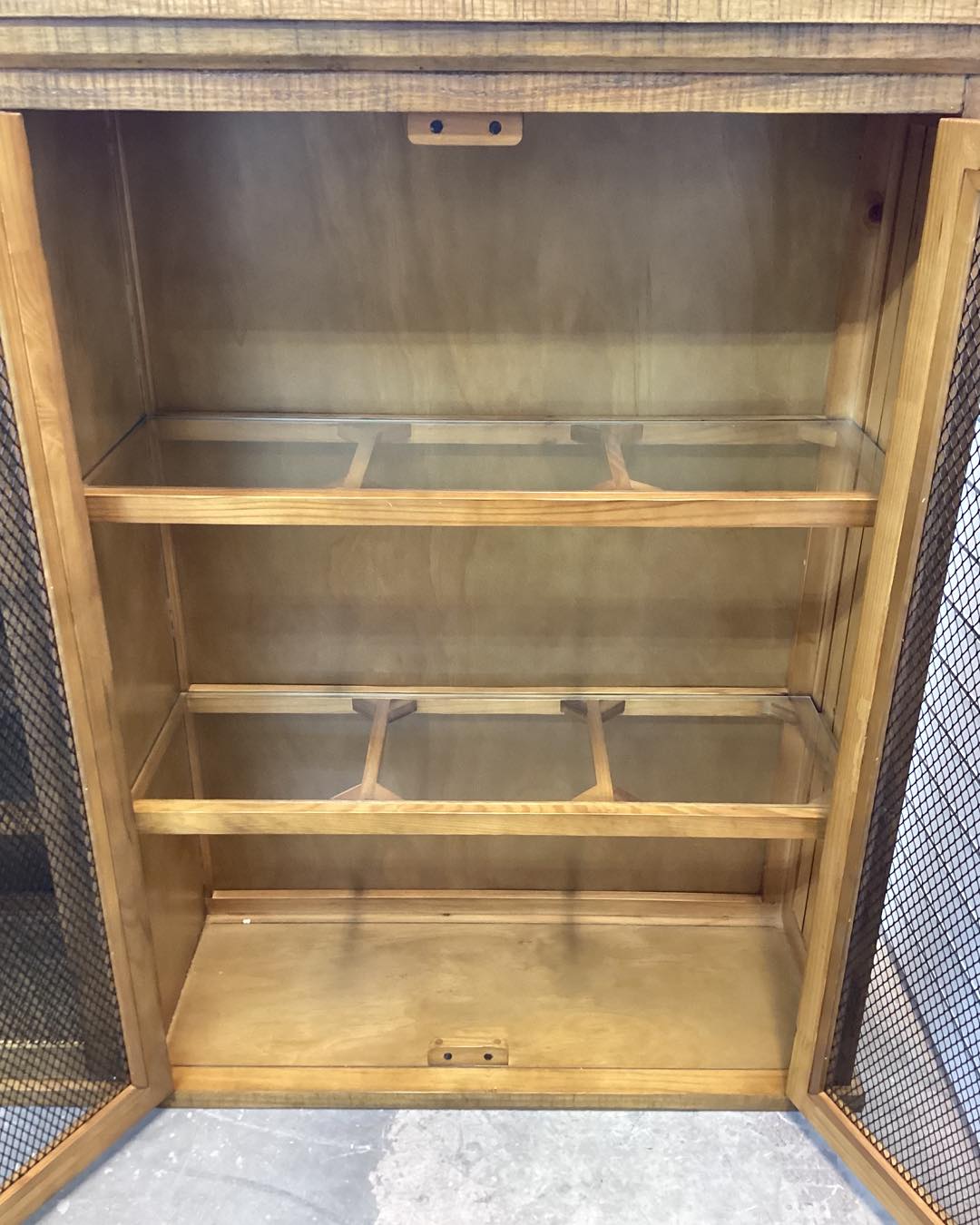 Cabinet - Jofran Cabinet with Glass Shelves