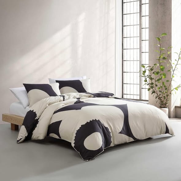 Bedding Set - Marimekko - Full/Queen Duvet Cover Set, Super Soft Bedding with Matching Shams