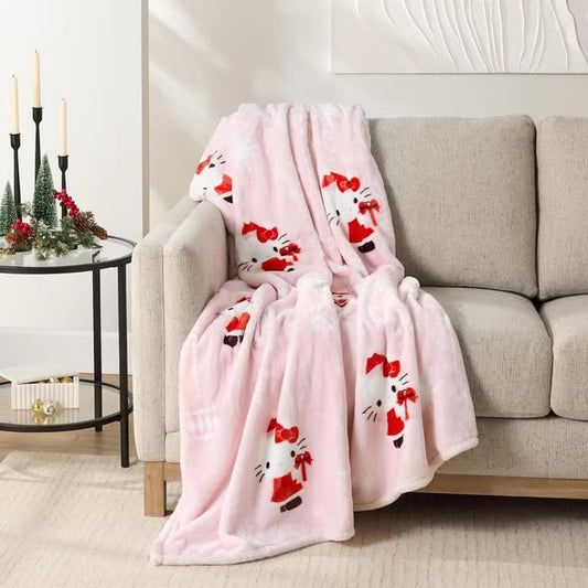 Blanket - Hello Kitty Holiday Silk Touch Throw