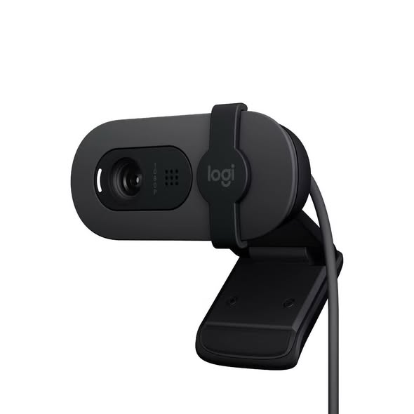 Webcam - Logitech Brio 100 1080p Webcam - Black