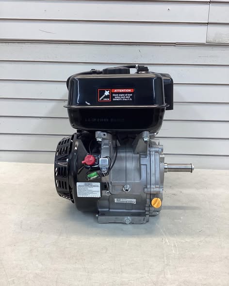 Engine - Ironton OHV Horizontal Engine, 420cc, 1in. (25.4mm) x 2 27/32in. (72.2mm) Shaft