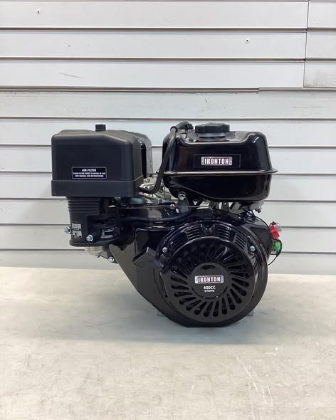 Engine - Ironton OHV Horizontal Engine, 420cc, 1in. (25.4mm) x 2 27/32in. (72.2mm) Shaft