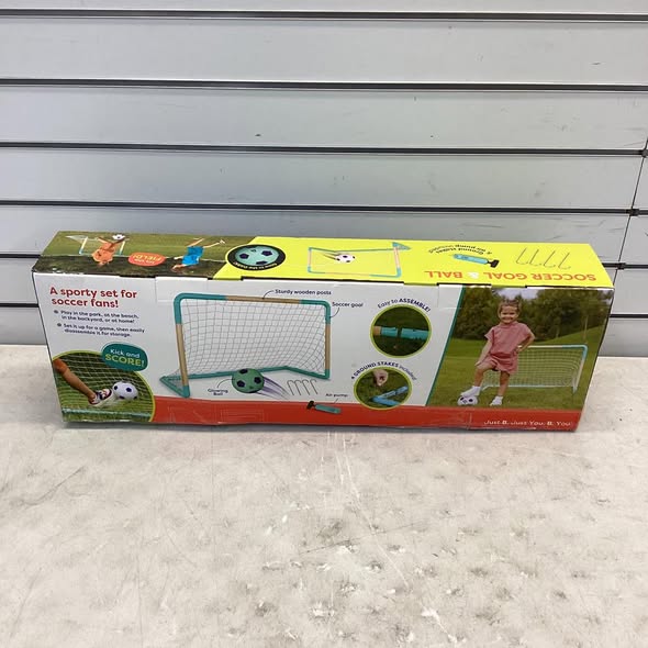 Soccer Set - B. toys 14'' x 25'' Glow-in-the-Dark Soccer Set