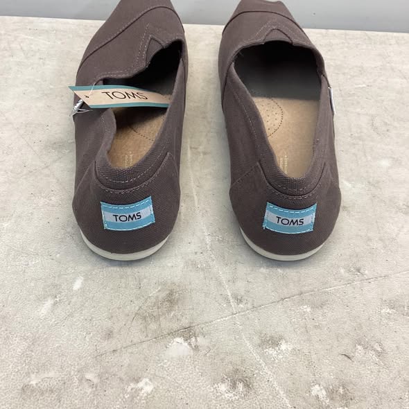 TOMS Women's Classic Canvas Shoe in Ash Size 10