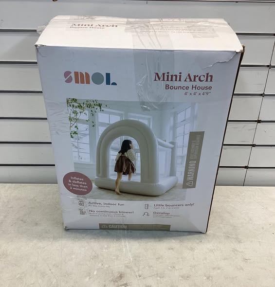 SMOL Mini Bounce House: Polyvinyl Material, Electric Blower, Repair Kit Included