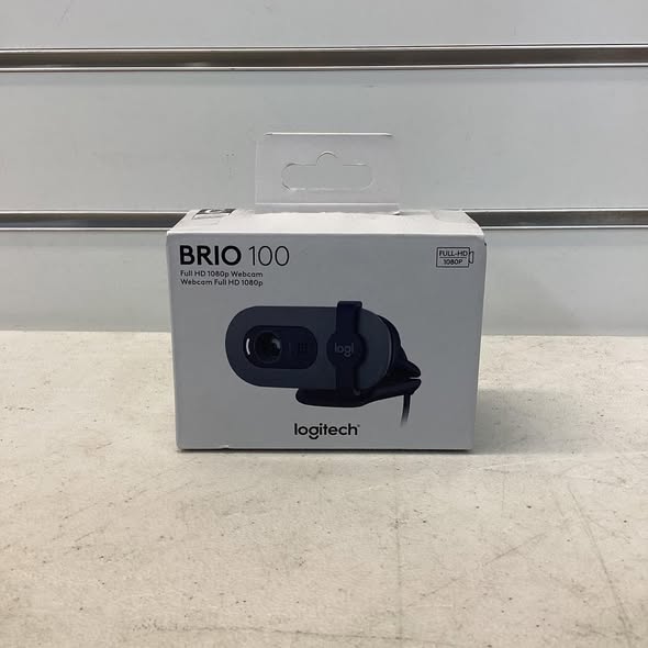 Webcam - Logitech Brio 100 1080p Webcam - Black