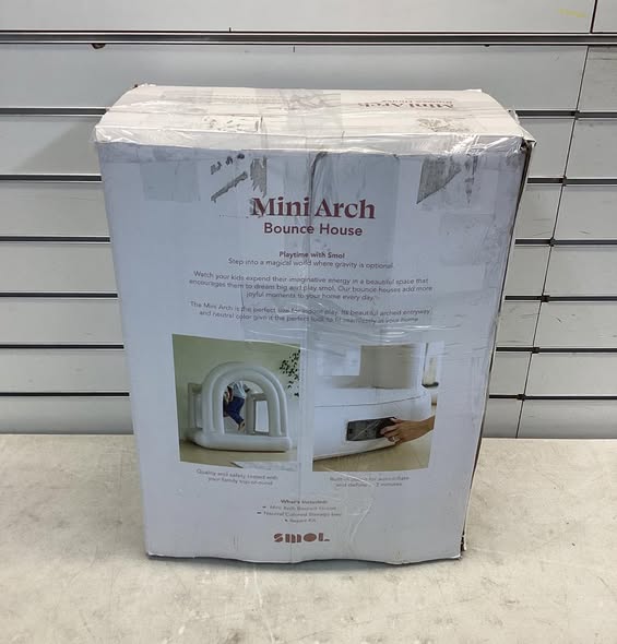 SMOL Mini Bounce House: Polyvinyl Material, Electric Blower, Repair Kit Included