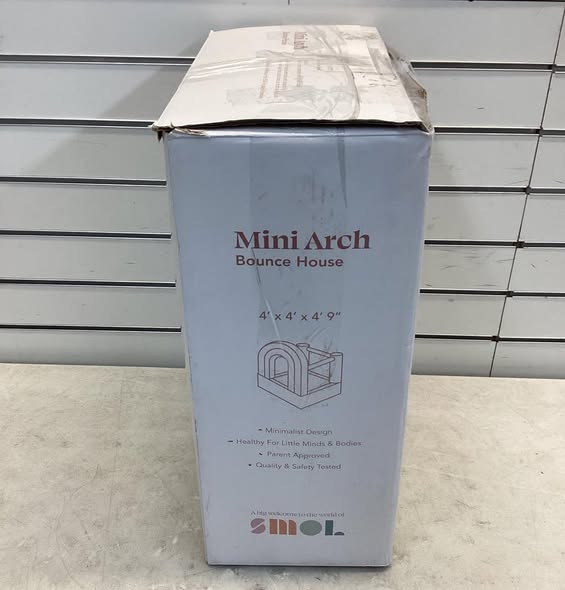 SMOL Mini Bounce House: Polyvinyl Material, Electric Blower, Repair Kit Included