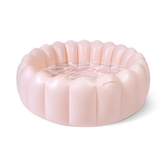 Inflatable Pool - Blush Minnidip Tufted Luxe Pool