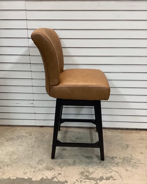Bar Stool - Malakeh Solid Wood Swivel Counter & Bar Stool