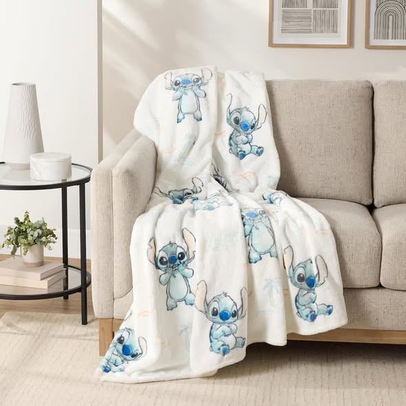 Blanket - Disney Stitch Silk Touch Throw, 60" x 70"