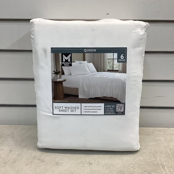 Sheet Set - Member's Mark Soft Washed Sheet Set - Queen Size