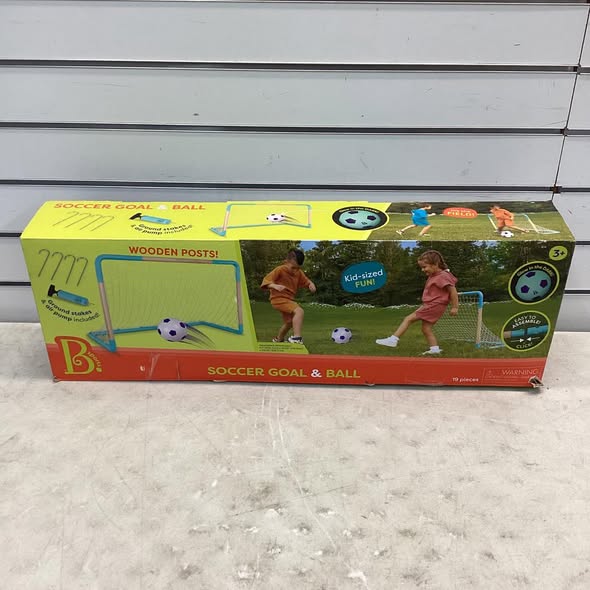 Soccer Set - B. toys 14'' x 25'' Glow-in-the-Dark Soccer Set