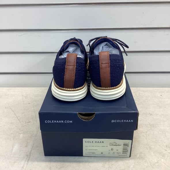 Men's Shoes - Cole Haan Men's Original Grand Stitchlite Wingtip Oxford Shoes - Size 8