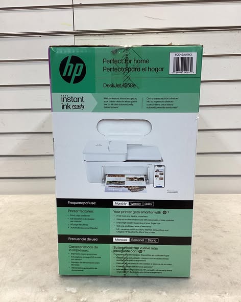 HP DeskJet 4258e Wireless All-in-One Inkjet Printer - Lightly Used
