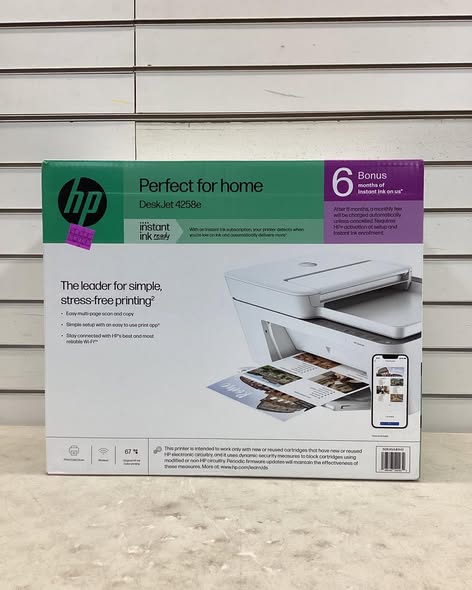 HP DeskJet 4258e Wireless All-in-One Inkjet Printer - Lightly Used