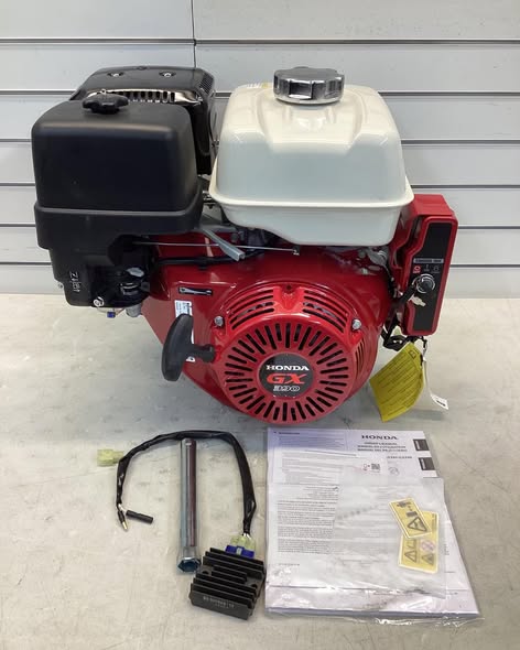 HONDA 390CC OHV ELEC START, Engine Displacement 389 cc, Engine Type GX Series OHV Commercial-duty, Shaft Diameter 1 in