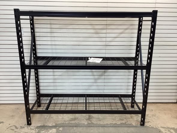 Ironton 3-Tier Storage Shelving, 77in.W x 72in.H x 24in.D