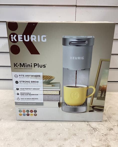 Keurig K-Mini Single-Serve K-Cup Pod Coffee Maker, Silver