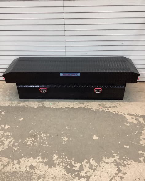 Weather Guard 72in. Saddle Truck Box, Gloss Black