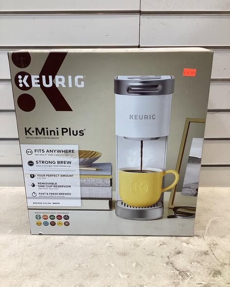 Keurig K-Mini Single-Serve K-Cup Pod Coffee Maker, White