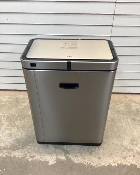EKO 12.5G/47L Stainless Steel Matte finish Sensor Trash Can