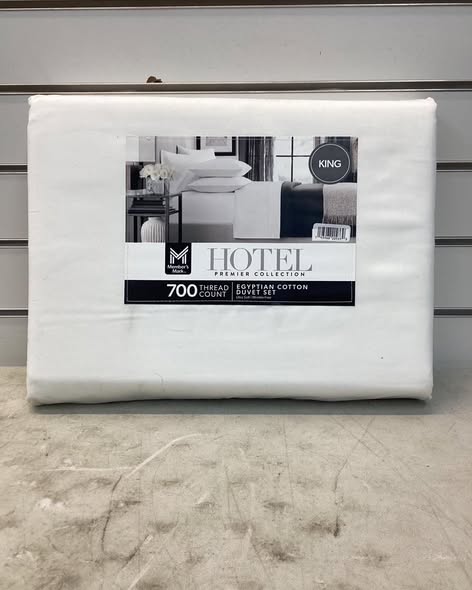 Sheets -  Member's Mark 700-Thread-Count Striped Egyptian Cotton Duvet Cover Set, King Size