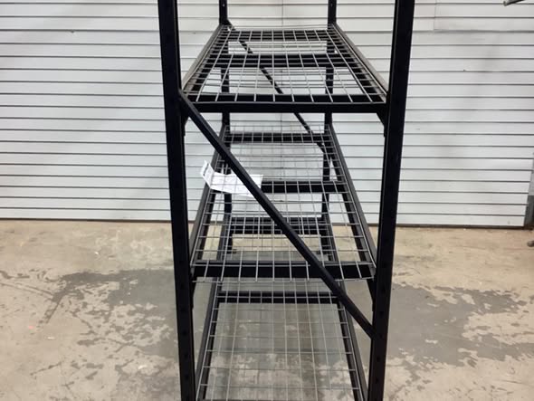 Ironton 4-Tier Storage Shelving, 77in.W x 72in.H x 24in.D