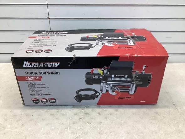 Ultra-Tow 12 Volt DC-Powered Off-Road Vehicle Winch, 12,000-Lb. Cap