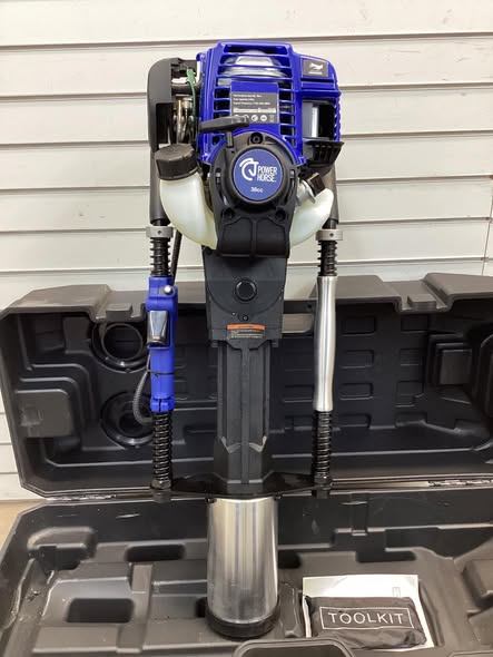 Powerhorse Post Pounder 47-Lb. Driving Head, 1.2 HP Engine, Model# JH-95 - Lightly Used