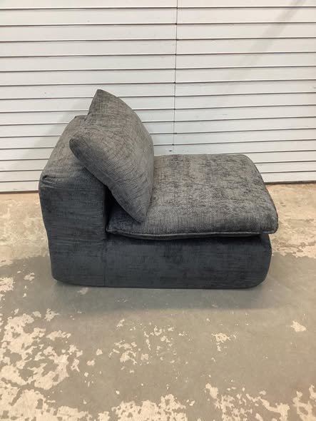 Chair - Wilroy Upholstered Modern Chenille Cloud Armless Chair