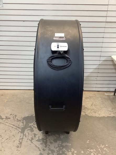 Strongway 48in. Belt Drive Drum Fan, 20,600 CFM, 9/10 HP Fan Diameter 48 in - Lightly Used