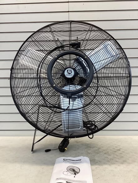 Strongway Outdoor Wall-Mount Misting Fan — 30in., 7,200 CFM