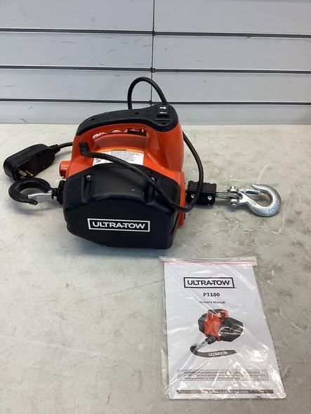 Ultra-Tow Portable Electric Winch, 120V - Lightly Used