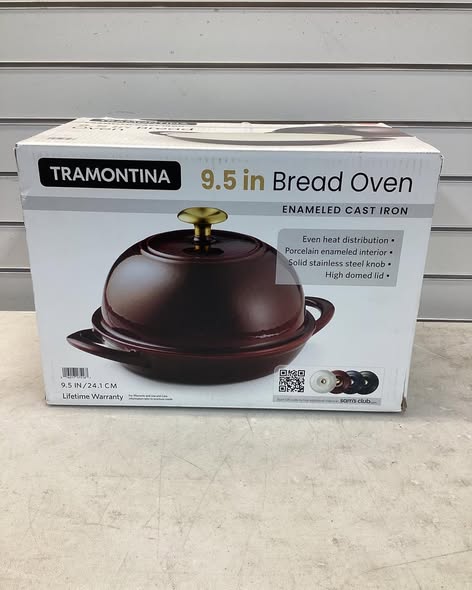 Tramontina 9.5" Enamel Cast Iron Bread Oven