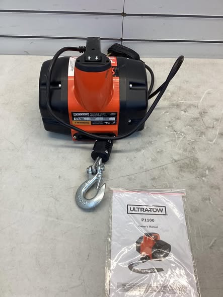 Ultra-Tow Portable Electric Winch, 120V - Lightly Used