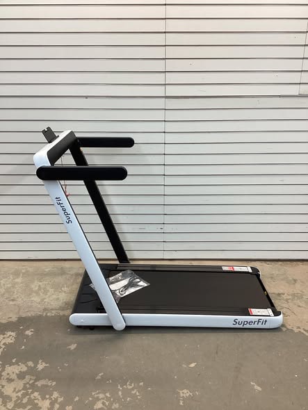 SuperFit 2.25HP 2 in 1 Folding Treadmill with APP Speaker Remote Control