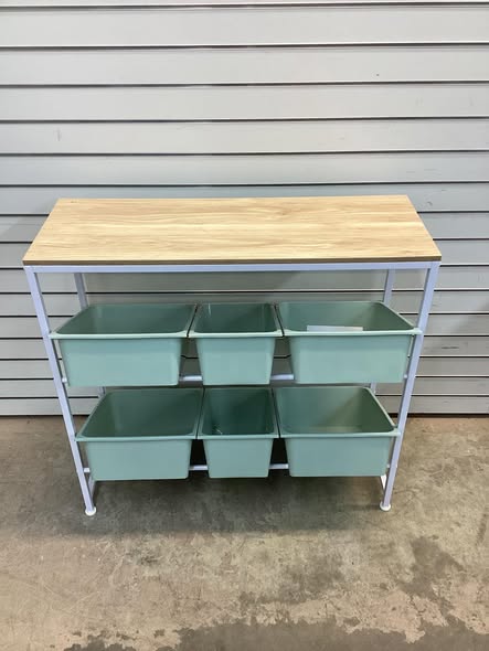 Seville Classics 6-Bin Organizer, 32.5" W x 14.23" D x 30.51" H