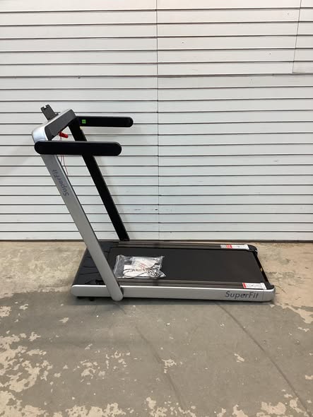 SuperFit 2.25HP 2 in 1 Folding Treadmill with APP Speaker Remote Control