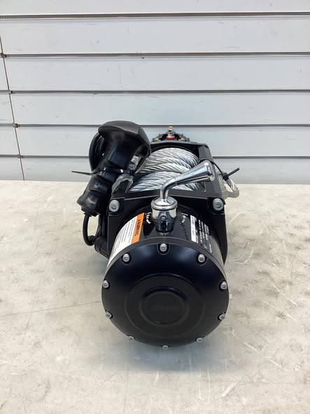 Ultra-Tow 12 Volt DC-Powered Off-Road Vehicle Winch, 12,000-Lb. Capacity, Galvanized Wire Rope - Lightly Used