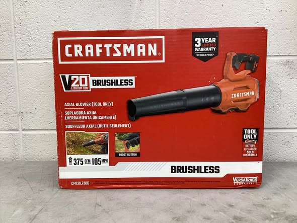 CRAFTSMAN V20 20v 350-CFM 105-MPH Cordless Battery Handheld Leaf Blower