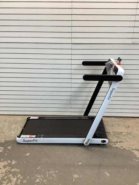 SuperFit 2.25HP 2 in 1 Folding Treadmill with APP Speaker Remote Control