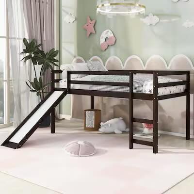 Espresso Twin loft Bunk Bed