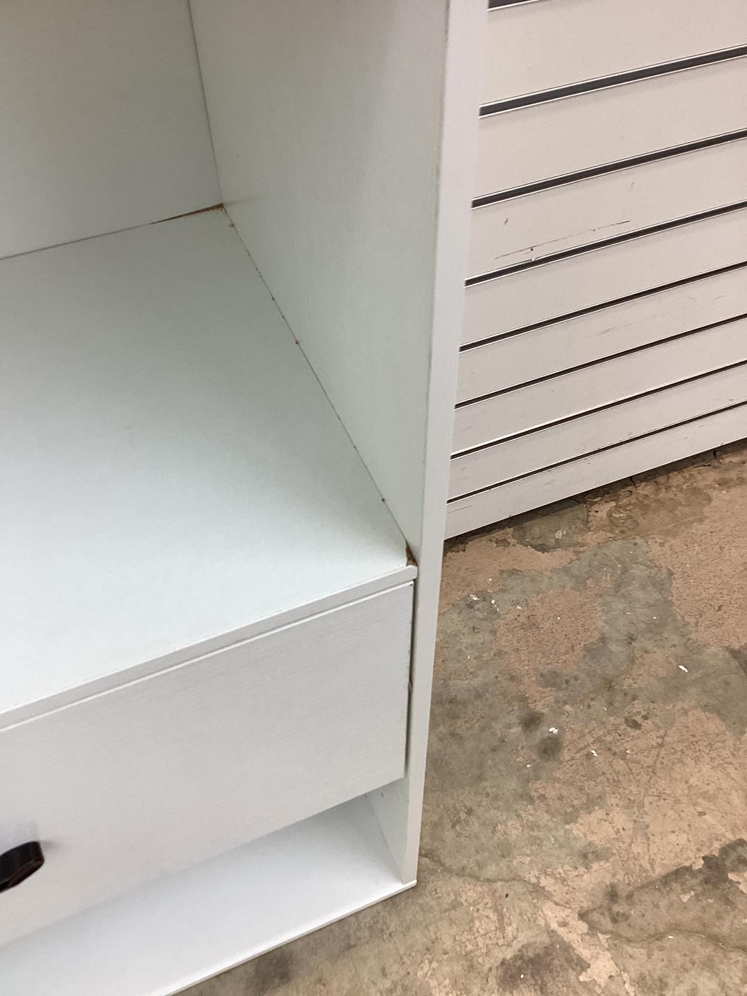 MAT EXPERT 74” White Tall Bookcase, Modern Display Storage Cabinet